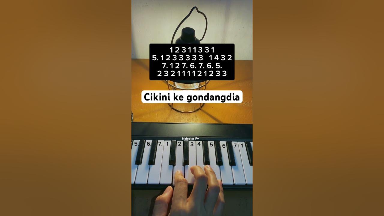 Tutorial pianika Cikini Ke Gondangdia #pianika #melodicafm