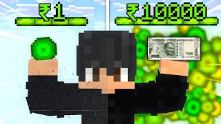 Minecraft But Your XP = Your Money