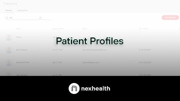 Accessing and Managing Patient Profiles