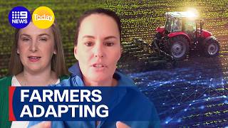 Aussie farmers forced to adapt to new technologies for their business | 9 News Australia