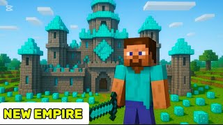 My new Empire in Minecraft #Upgradeed my self to diamonds 