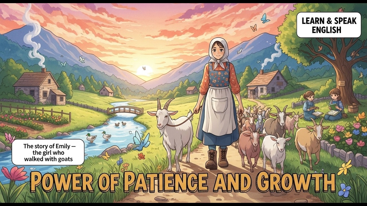 The Power of  Patience & Growth | The Girl Who Walked With Goats | Motivational Ghibli-Style.