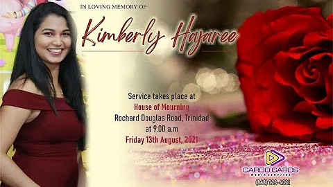 In Loving Memory of: Kimberly Hajaree