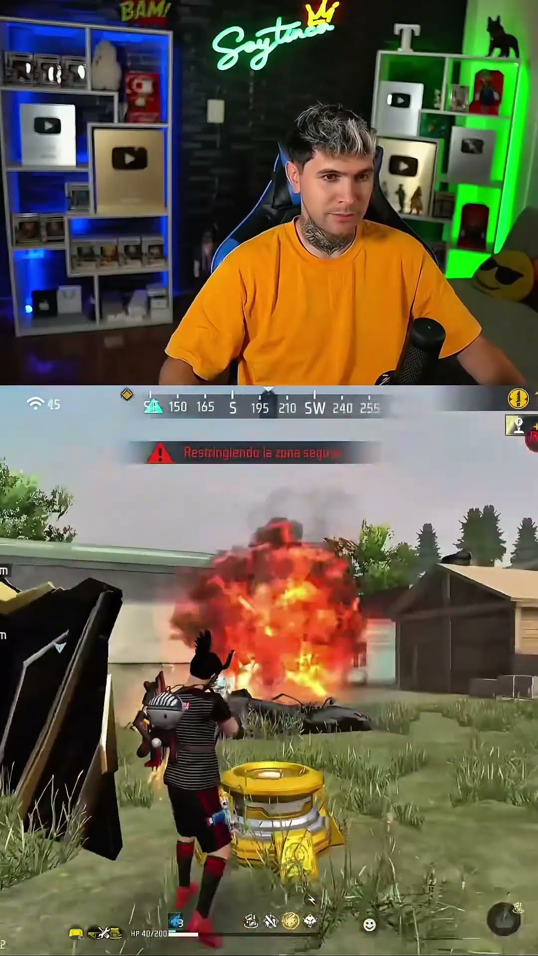Cuando le tiran emotes a mi amigo verificado y tengo que sacar mi 2%