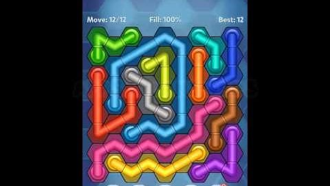 Pipe Lines: Hexa  Size 9 Mania Level 71-80 Solution