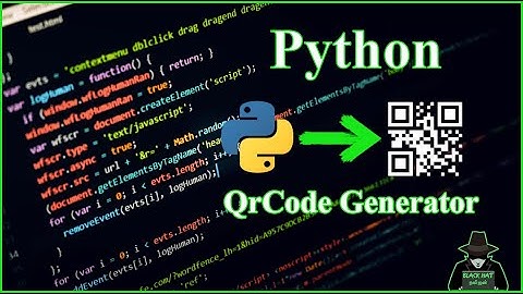 Simple Qr Generator Using Python |  Tamil