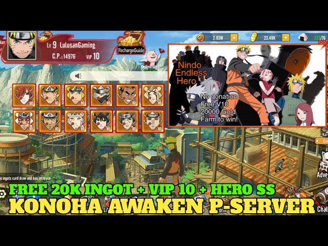 ⭐NOVO SERVIDOR DE NARUTO NINJA AWAKEN LIBERADO + DICAS PARA PEGAR