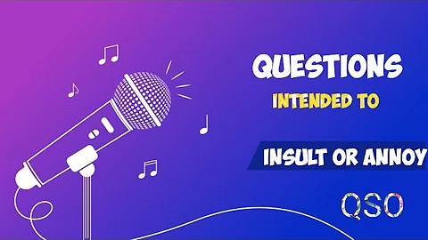 Law of Evidence Article 148. Questions intended to insult or annoy: QSO / Abdal/ Abdaal.