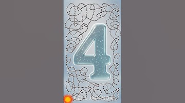 Advent Countdown - Day 21: Number 4 | 10 Second Timer ⏱️🧊 #HolidaysWithYouTube