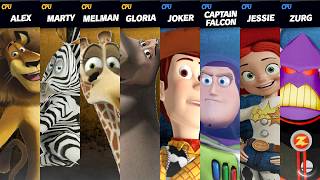 MADAGASCAR VS TOY STORY! || ALEX, MELMAN VS WOODY, BUZZ, JESSIE, ZURG! || SUPER SMASH BROS ULTIMATE