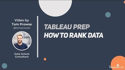 How to in Tableau Prep in 5 mins: Rank Data