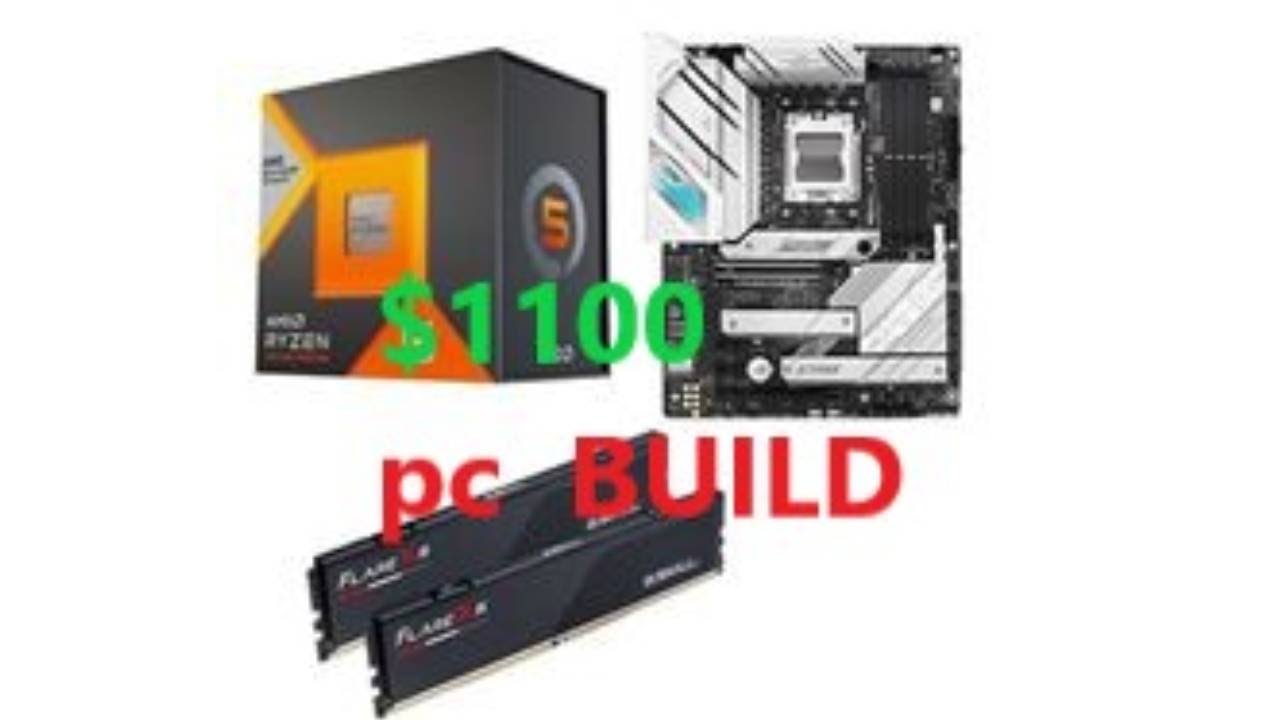 $1100 pc build - YouTube