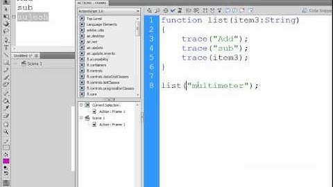 Flash ActionScript 3.0 Part-5. in Tamil