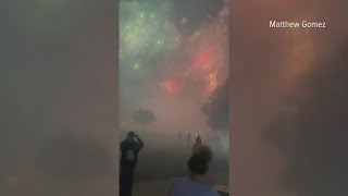 Illegal firework barrage lights up sky over Stockton