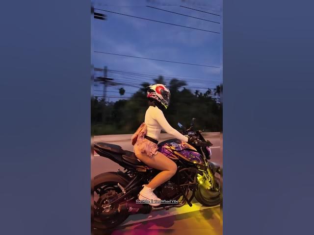 Sexy Lady Biker Girl Gyatt 🏍️💨Bike Queen #bike #bikelover #bikergirl #bikelife