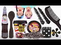 Black Food For 24 Hours Mukbang 검정색 음식 먹방 DONA 도나 