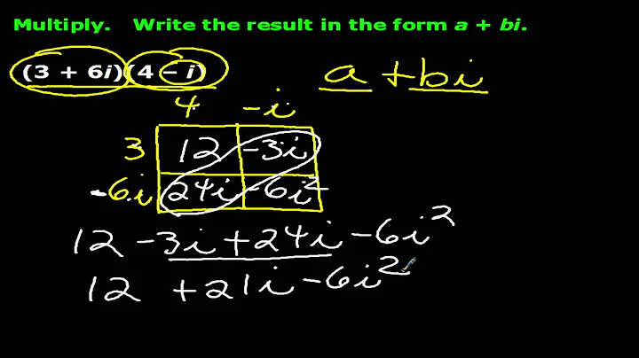 Multiplying Complex Numbers - Example 1
