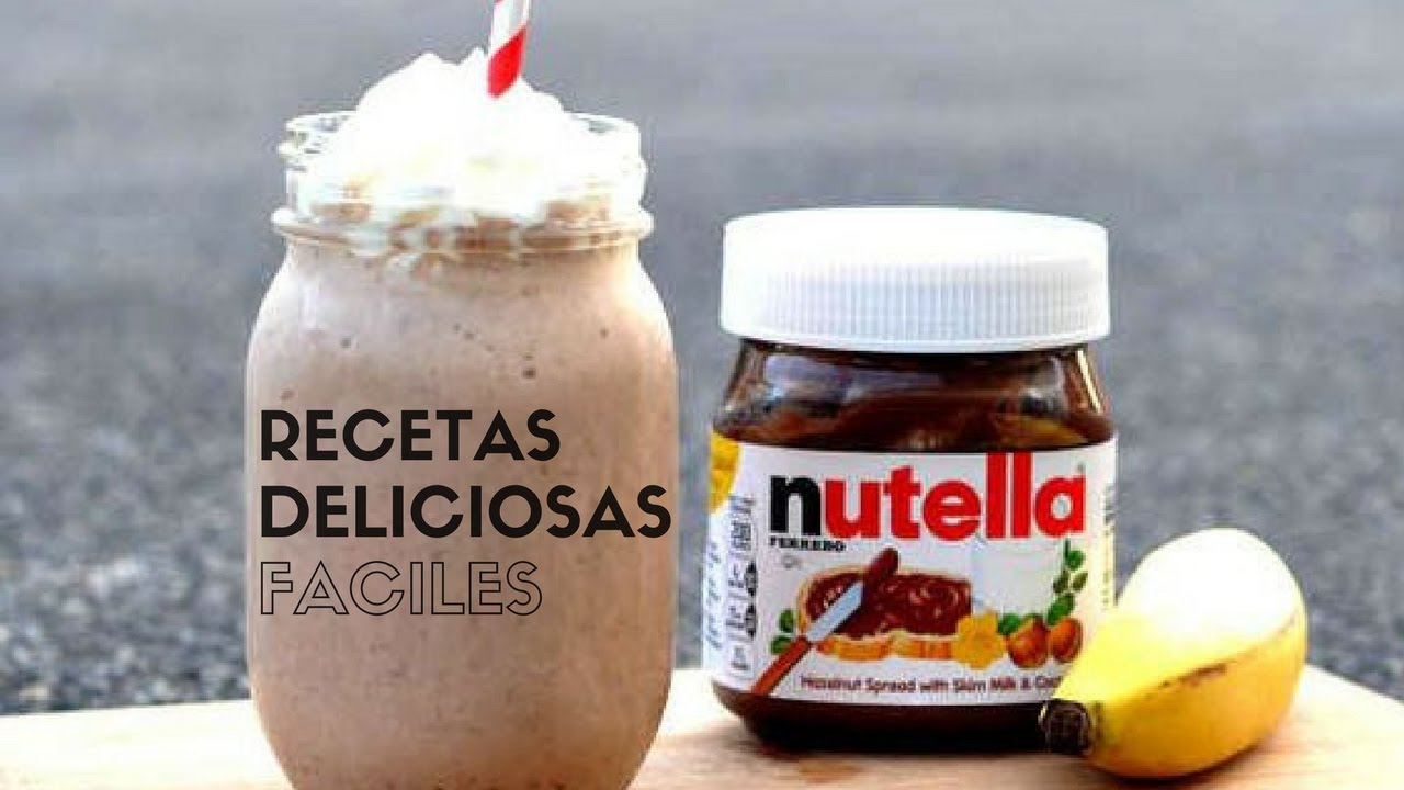 Recetas Fáciles con Nutella | Quicha Rocio - YouTube