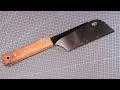 How to make a wooden handle   making a saw handle for my portable hand saw