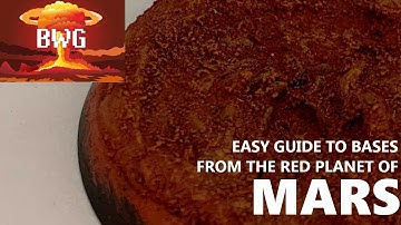 HOW TO MAKE RED PLANET BASES FOR WARHAMMER
