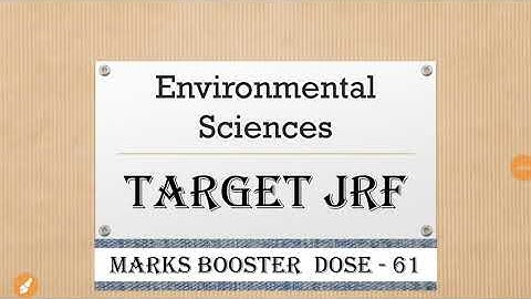 Target jrf | nta net jrf environmental sciences| mind mapping| environmental science