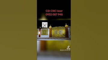 Mẫu cổng + mái kính cắt laser Lh:0932.087.948