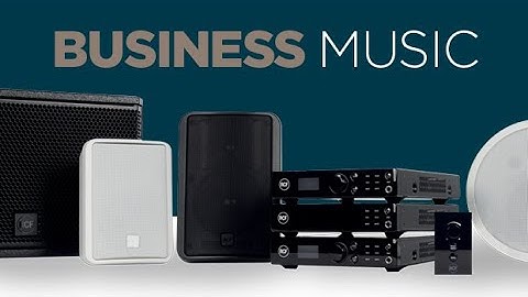 Proaudio Channel Video - RCF Introduction to Business Music