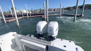 How to dock a twin outboard boat like a pro
