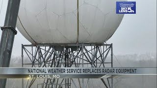 Radar Equipment Replaced at National Weather Service in St. Louis