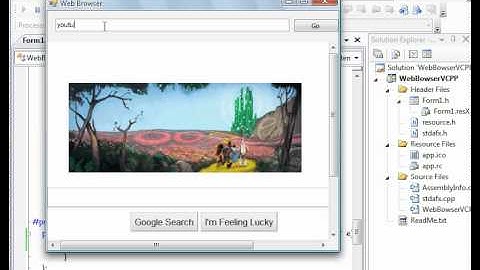 Simple Web Browser in Visual C++ Tutorial