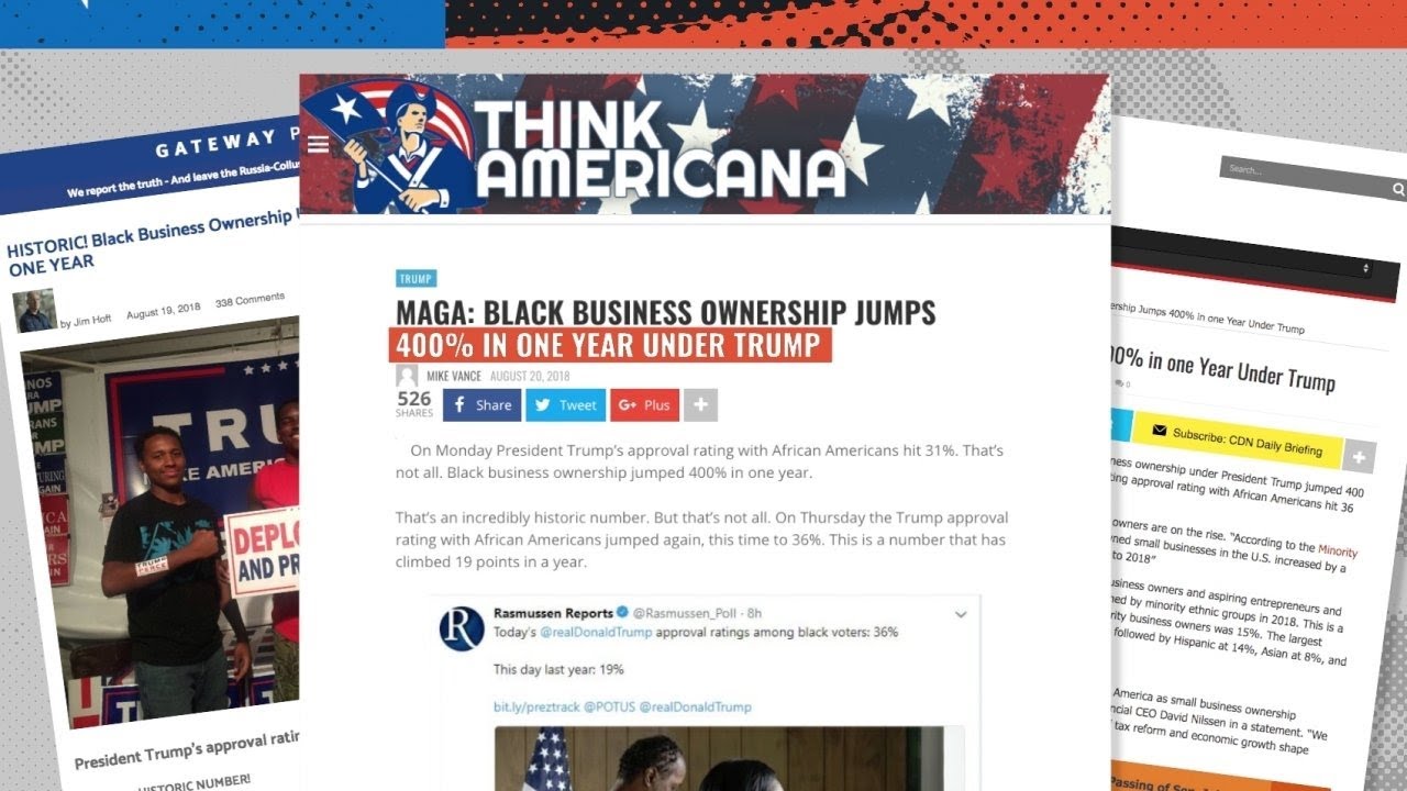 No evidence black business ownership rose 400%