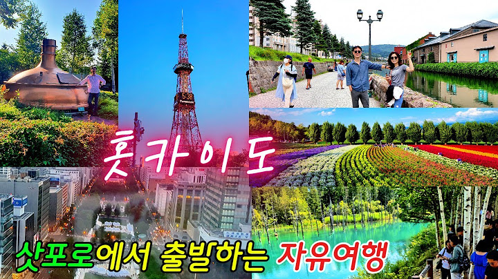 홋카이도 자유여행, 삿포로 1일, 패치워크 로드 2일, 오타루 3일, 조잔케이 온천 4일