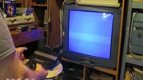 Atari 7800 Trak-Ball Performance Test on Asteroids