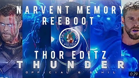 VØJ, Narvent - Memory Reboot slowed X Thor edits #thor #avengers #song #viral #music #phonk #memory