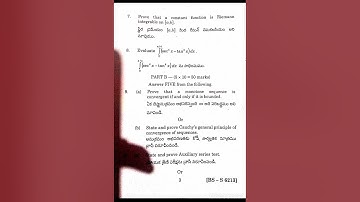 Degree IV-SEM maths Real Analysis model paper AU-2023/@lasyatech