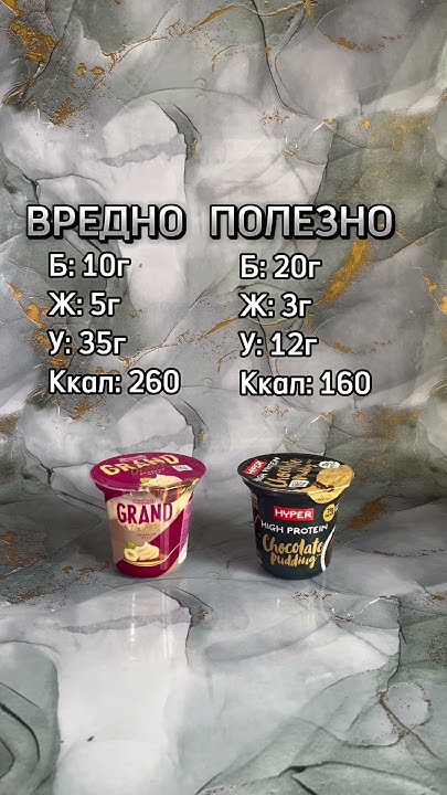 Ehrmann Гранд Десерт и Протеиновый пудинг #считаемкалории #сахар #диета ...