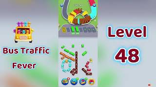 Bus Traffic Fever Level 48 Walkthrough | Bus Traffic Fever Puzzle Game 🚌| Go Answer