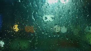 Rain on Window ASMR 🌧️ | Night City Raindrops for Sleep & Focus (No Talking) screenshot 5