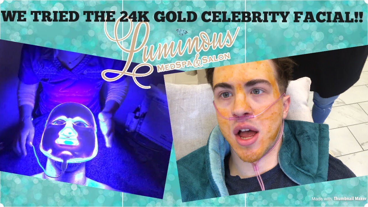 We Tried The 24K Celebrity Gold Facial (WITH PIMPLE POPPING)