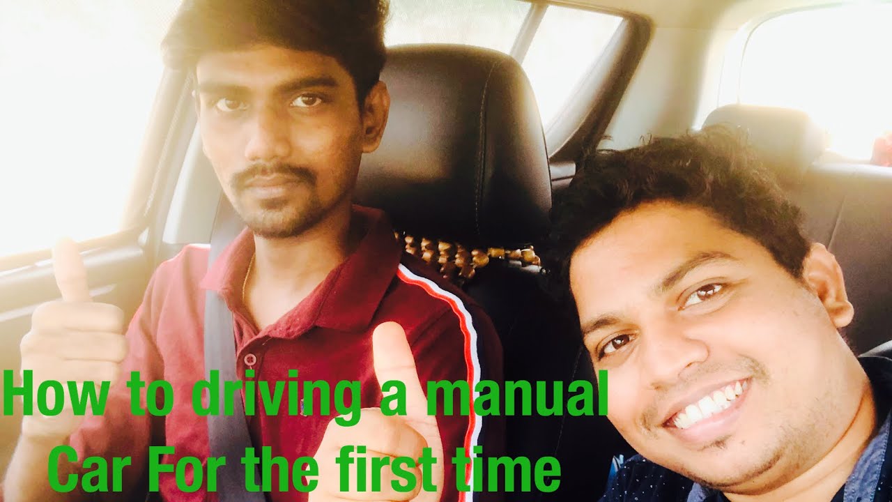 How to driving a manual car for the first time - YouTube