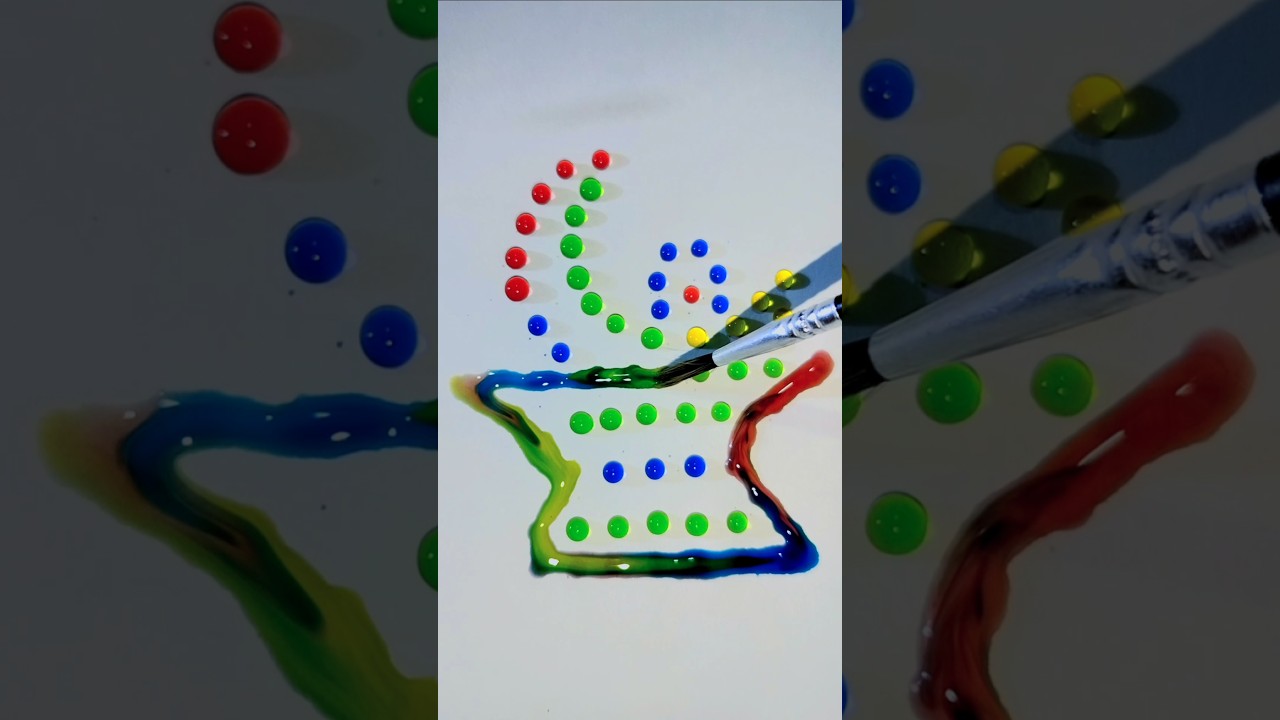 Magic Water Colours Drops Crushing 🌈 