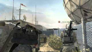 MW3 most Random throwing knife EVER