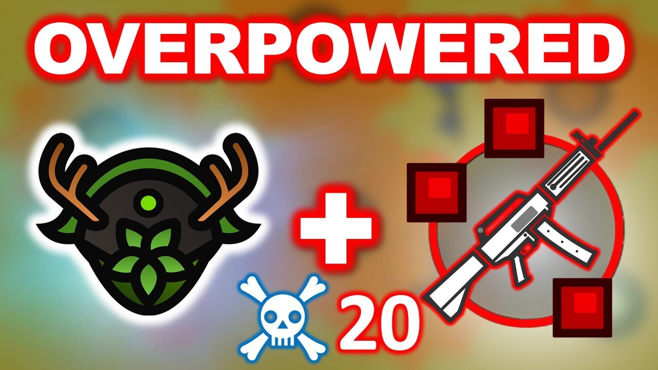 OVERPOWERED! || USAS-12 + WOODS KING = 20 KILLS! || Surviv.io