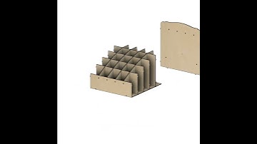 How to make Desktop Organizer Box, assembly instruction (file for laser cutting)