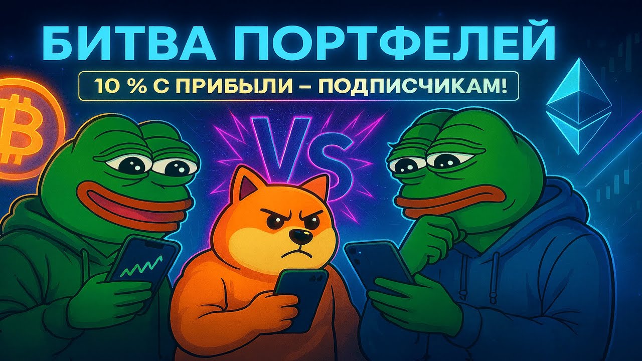 🔥 БИТВА КРИПТО ПОРТФЕЛЕЙ 39 ВЫПУСК! 10% ОТ ПРОФИТА ОТДАМ ПОДПИСЧИКАМ!