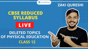 CBSE Syllabus Reduced | Deleted Topics of Physical Education for Class 12
