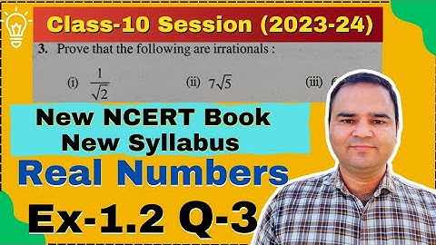 Class 10 Ex-1.2 Q-3, Math