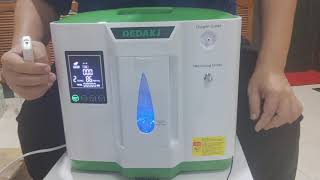 รีวิว เครื่องผลิตออกซิเจน DEDAKJ DE-2AW Oxygen Concentrator