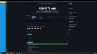 Resonite Dev Log: Wiki OAuth Works!