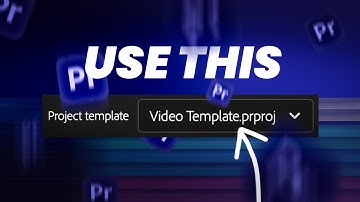START Making Use of Premiere Pro Project Templates